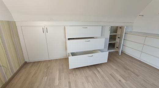 Einbauschrank in weiß nach Maß